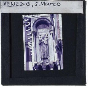 Venedig, Markusdom : Fassadendetail