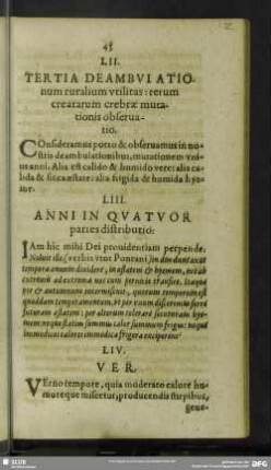 LII. Tertia Deambulationum ruralium utilitas: rerum creatarum crebrae mutationis observatio