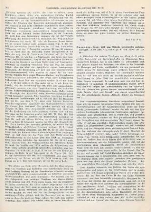 762-764 [Rezension] Haenchen, Ernst, Gott und Mensch