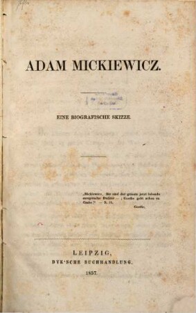 Eine biograph. Skizze