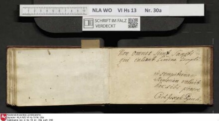 Stammbuch des U. J. Schrader aus Hannover