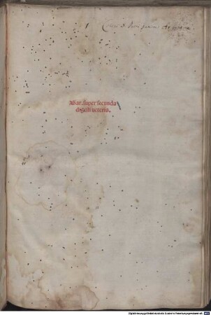 Lectura super prima et secunda parte Digesti veteris : mit Apostillae von Alexander Tartagnus und Bernardinus Capitaneus de Landriano, 2