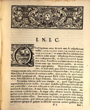 De recte ineunda ratione studiorum academicorum oratio