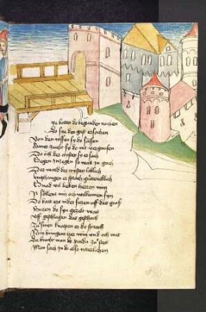 Die Burg Belyants mit Brücke