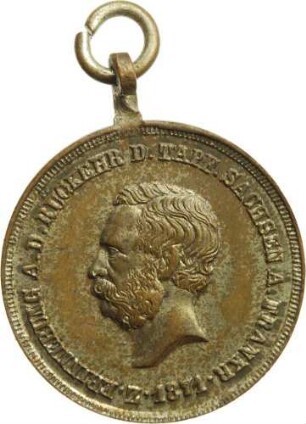 Kronprinz Albert - Rückkehr der Soldaten von Frankreich