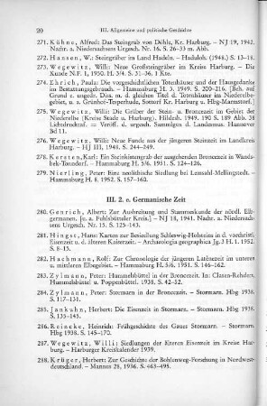 III. 2. e. Germanische Zeit