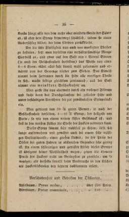 Verschiedenheit und Gedeihen der Obstarten