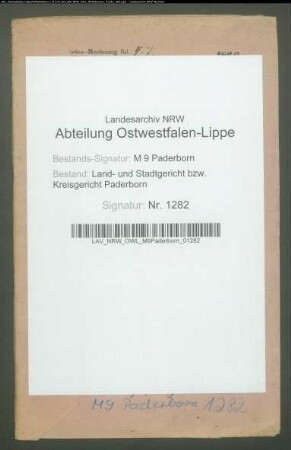 Erblasser: Stümpel, Sophia, geb. Blümchen; Ehepartner: Stümpel, Albert: