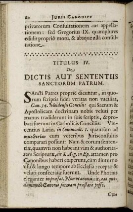 Titulus IV. - Titulus X.