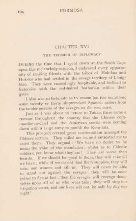 Chapter XVI. The triumph of diplomacy