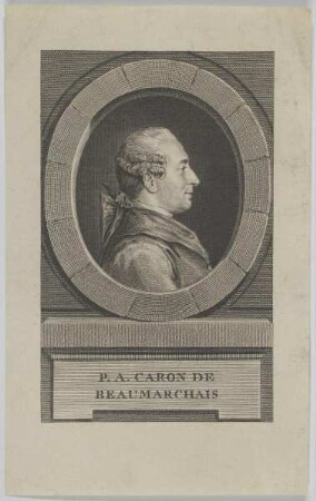 Bildnis des P. A. Caron de Beaumarchais