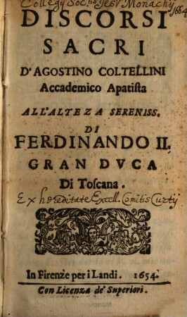 Discorsi Sacri