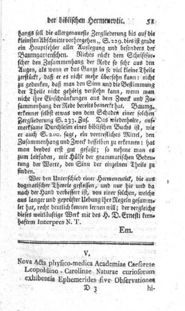Nova acta physico-medica. Vol.IV.