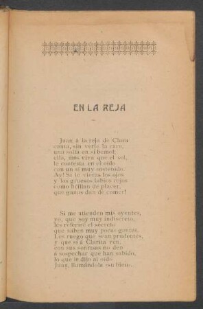 En la reja