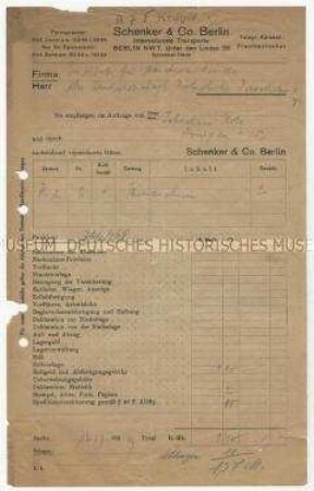 Rechnungen und Prüfungsberichte über Drillmaschinen (Schriftgut des Maschinentechnischen Instituts der landwirtschaftlichen Hochschule Berlin)