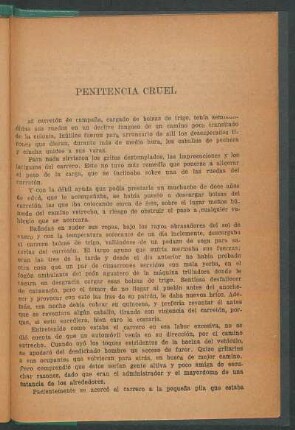 Penitencia cruel