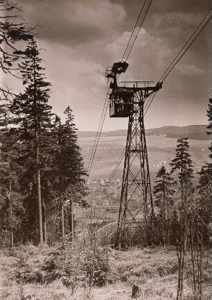 Erzgebirge, Fichtelberg, Fichtelberg-Schwebebahn