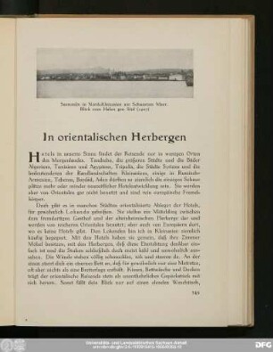 In orientalischen Herbergen