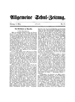 Die Volksschule in Amerika : (Schluß folgt)