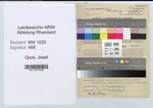 Entnazifizierung Josef Quos , geb. 28.07.1896 (Haendler)