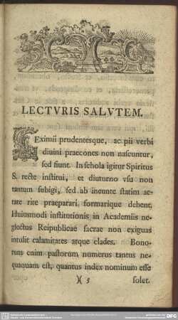 Lecturis Salutem