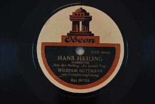 Hans Heiling Arie des Heiling "An jenem Tag" / (Marschner)