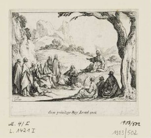 Bergpredigt, Blatt 4 der Folge "Neues Testament"