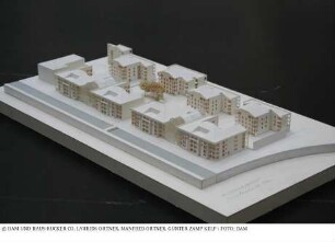 Wohnungsbau Rauchstraße - Modell der Gesamtanlage