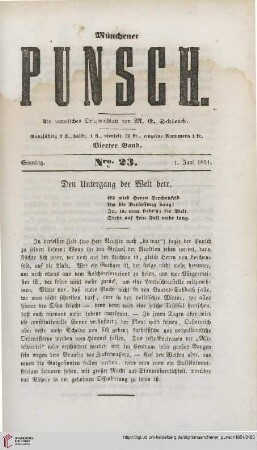 Nro. 23 (1. Juni 1851)