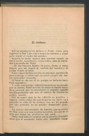 El chileno