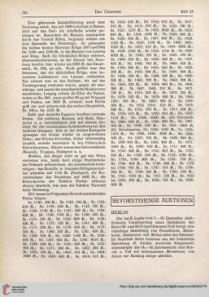 Bevorstehende Auktionen