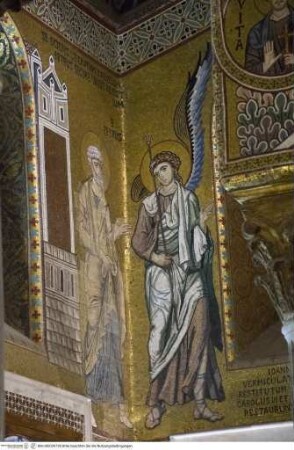 Bildprogramm, Szenen aus der Geschichte der heiligen Petrus und Paulus, Der Engel führt Petrus zum Tor
