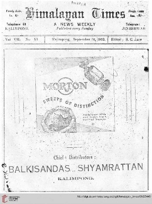 No. VI (20 September 1953)