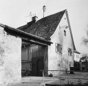 Fachwerkwohnhaus; Bickenbach, Schulzengasse 6