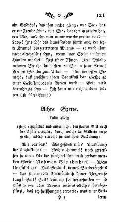 Achte Szene. Lady allein