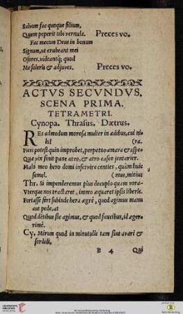 Actus secundus