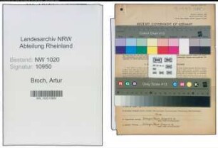 Entnazifizierung Artur Broch , geb. 19.04.1896 (Prokurist)