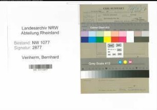 Entnazifizierung Bernhard Venherm , geb. 00.00.0000 (Feuerwehrmann)