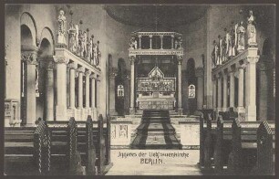 Ansichtskarte "Inneres der Liebfrauenkirche", Wrangelstraße 50-51