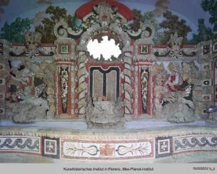 Rückwand des Brunnens - Ninfeo Niccolini