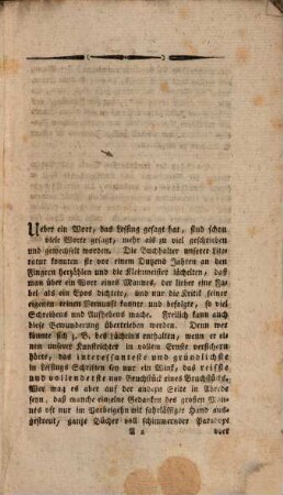 Ilithyia oder die Hexe : ein archäologisches Fragment nach Lessing. Als Einladung zu einer Schulfeierlichkeit den 4ten October 1799