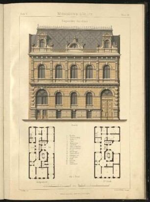 Blatt 28: Eingebautes Wohnhaus