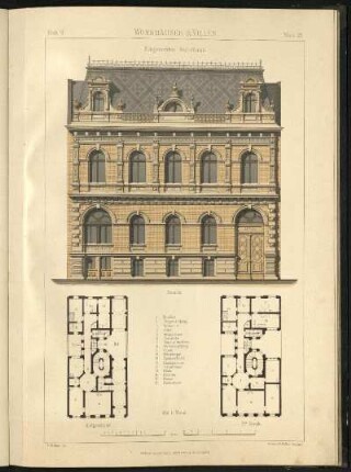 Blatt 28: Eingebautes Wohnhaus