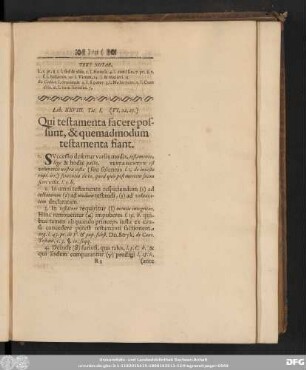 Tit. I. (VI. 22. 23.) Qui testamenta facere possunt, & quemadmodum testamenta fiant.