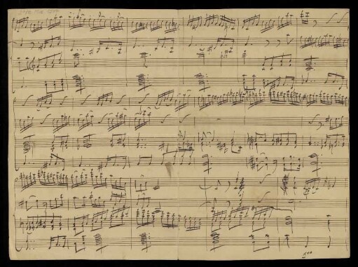 Zweites Klavier-Trio (Fragment)