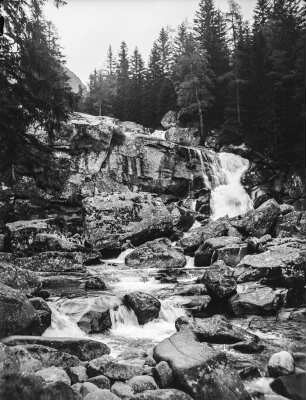 Flusslauf : Steiniger Flusslauf im Kohlbachtal