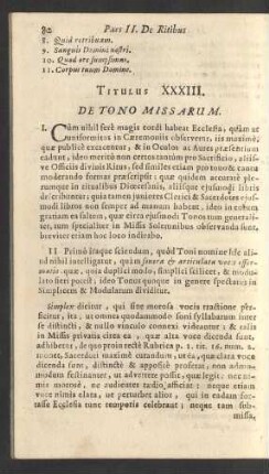 Titulus XXXIII.
