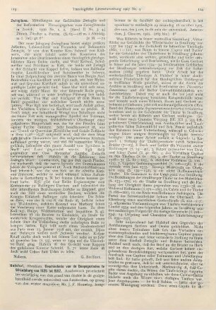 113-116 [Rezension] Hulshof, Abraham, Geschiedenis van de Doopsgezinden te Straatsburg van 1525 tot 1557