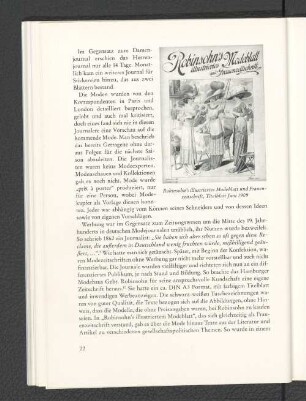 Robinsohn's illustriertes Modeblatt und Frauenzeitschrift, Titelblatt Juni 1909