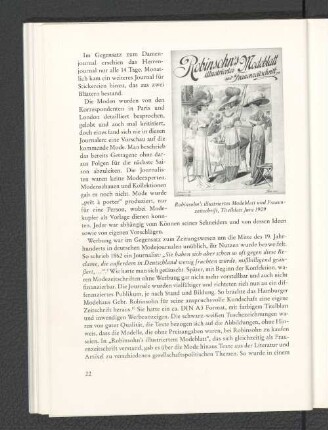 Robinsohn's illustriertes Modeblatt und Frauenzeitschrift, Titelblatt Juni 1909